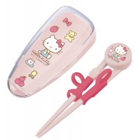 Edison Kids Chopsticks with Case For Right Hand (Kitty)
